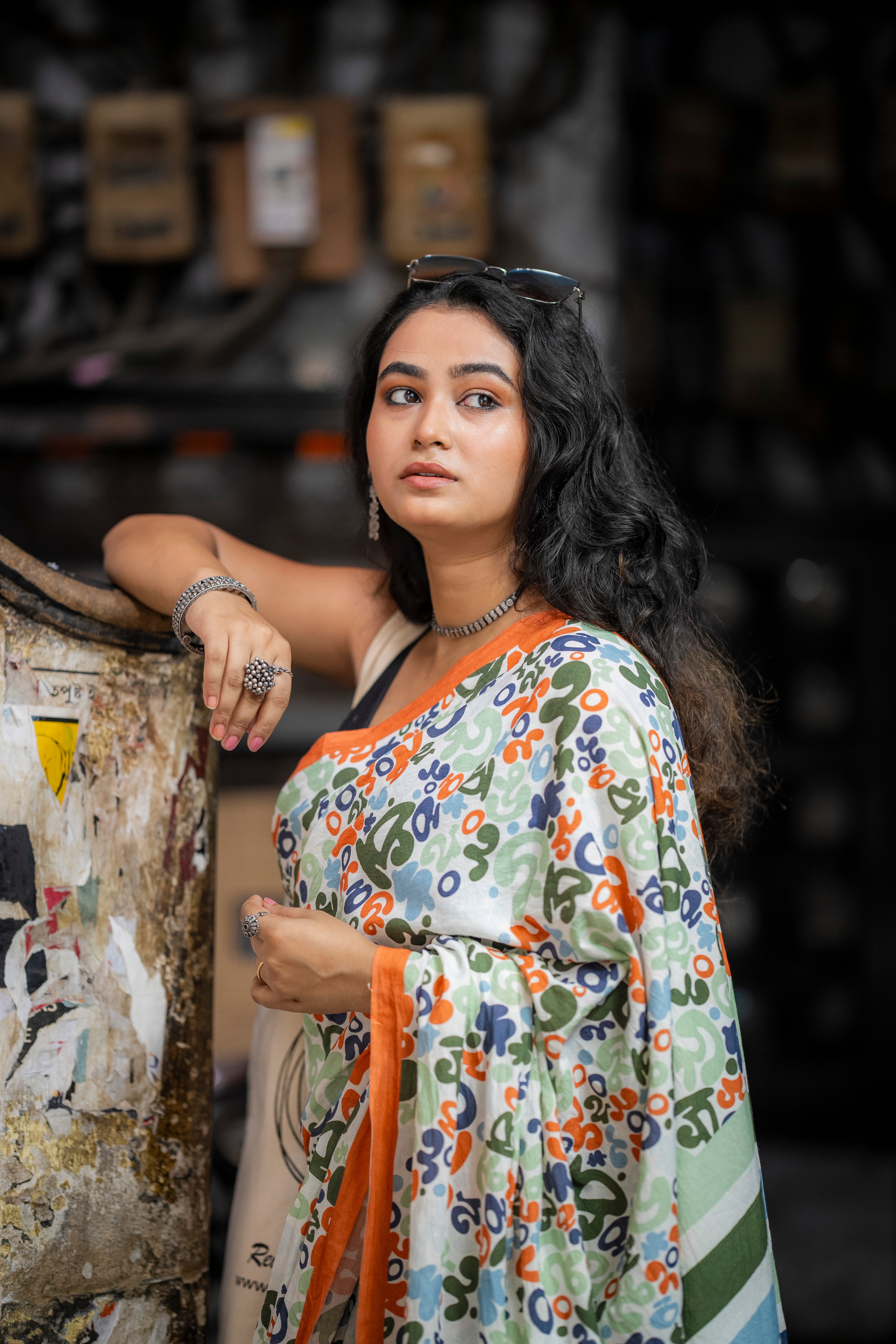 BANGLA BHASHA SAREE