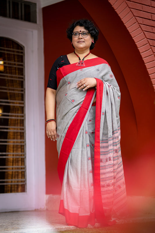 SEA BABIES GREY SAREE