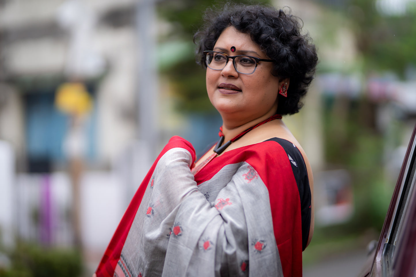 SEA BABIES GREY SAREE