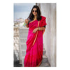 FUCHIA LOVE JAMDANI SAREE