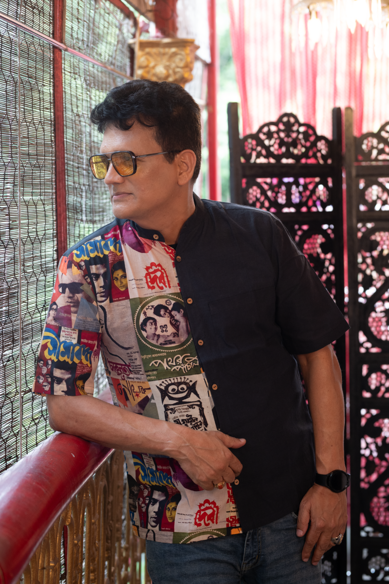 SATYAJIT RAY POSTER BLACK