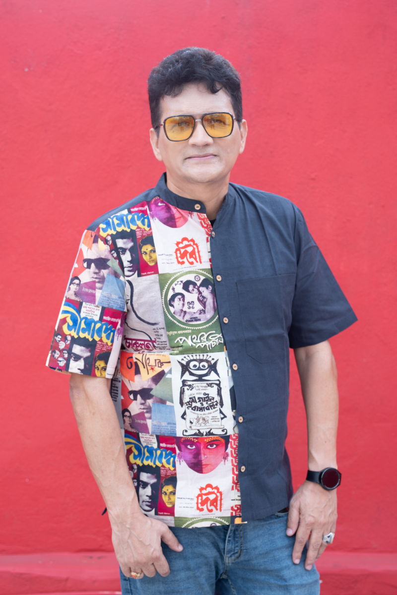 SATYAJIT RAY POSTER BLACK