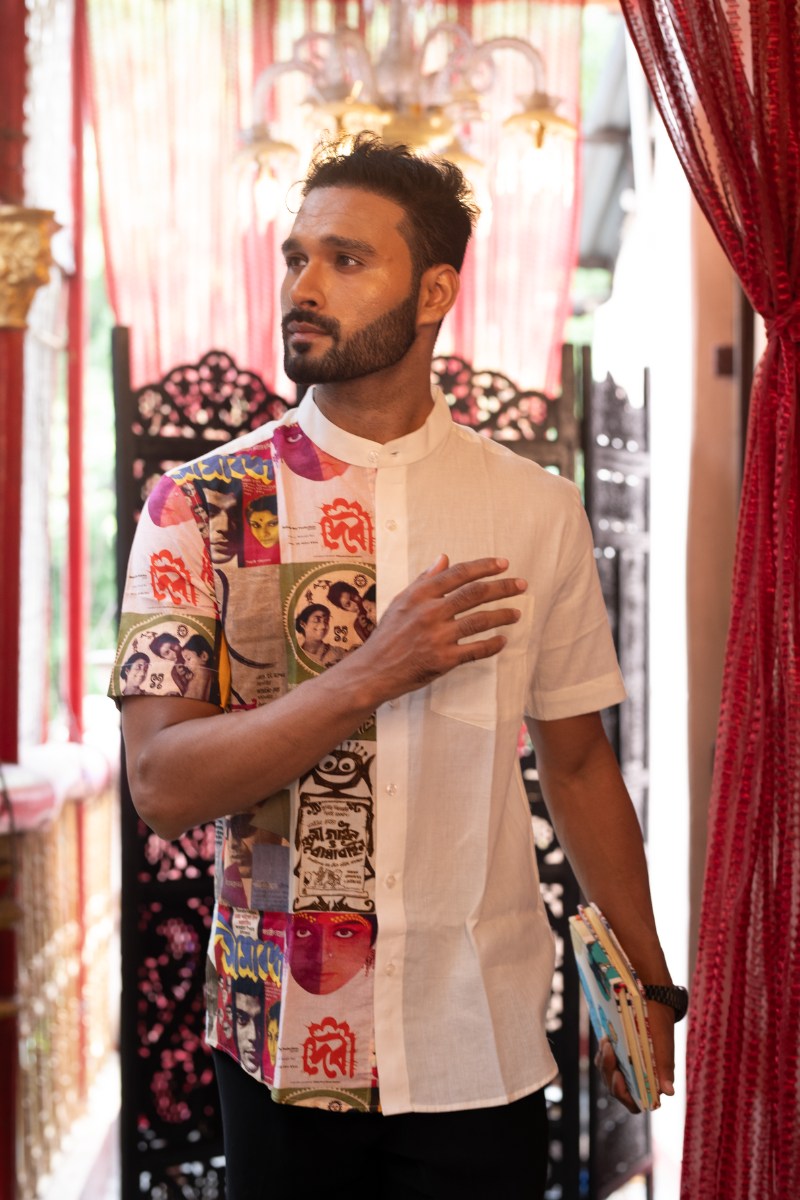 SATYAJIT RAY POSTER WHITE