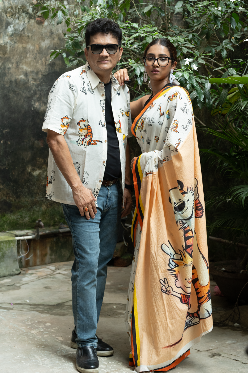 Calvin and Hobbs saree