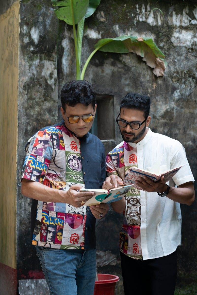 SATYAJIT RAY POSTER WHITE