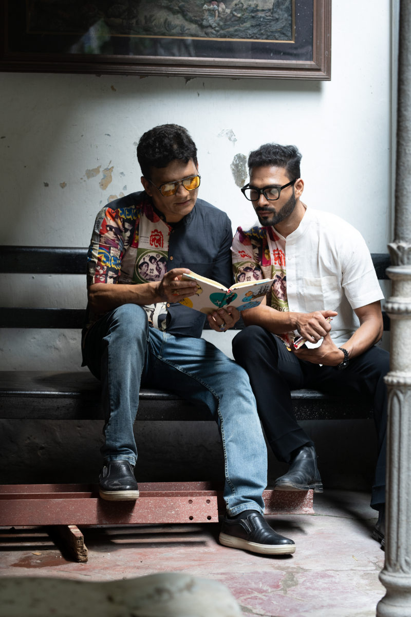 SATYAJIT RAY POSTER WHITE