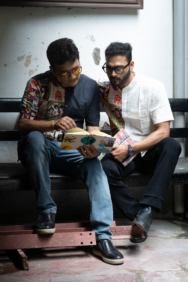 SATYAJIT RAY POSTER WHITE