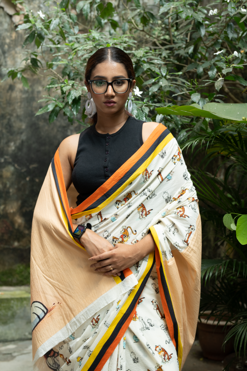 Calvin and Hobbs saree