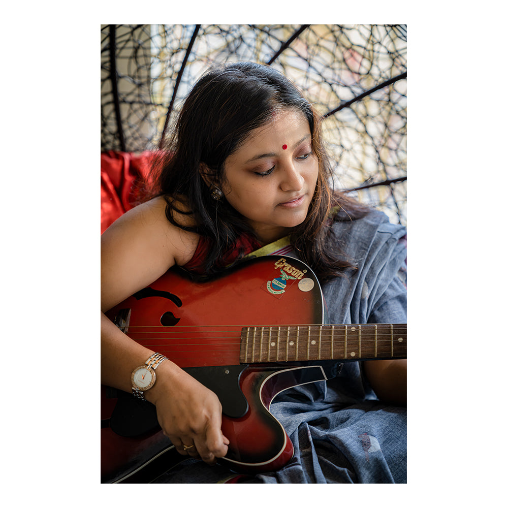 SPARROW JAMDANI GREY SAREE