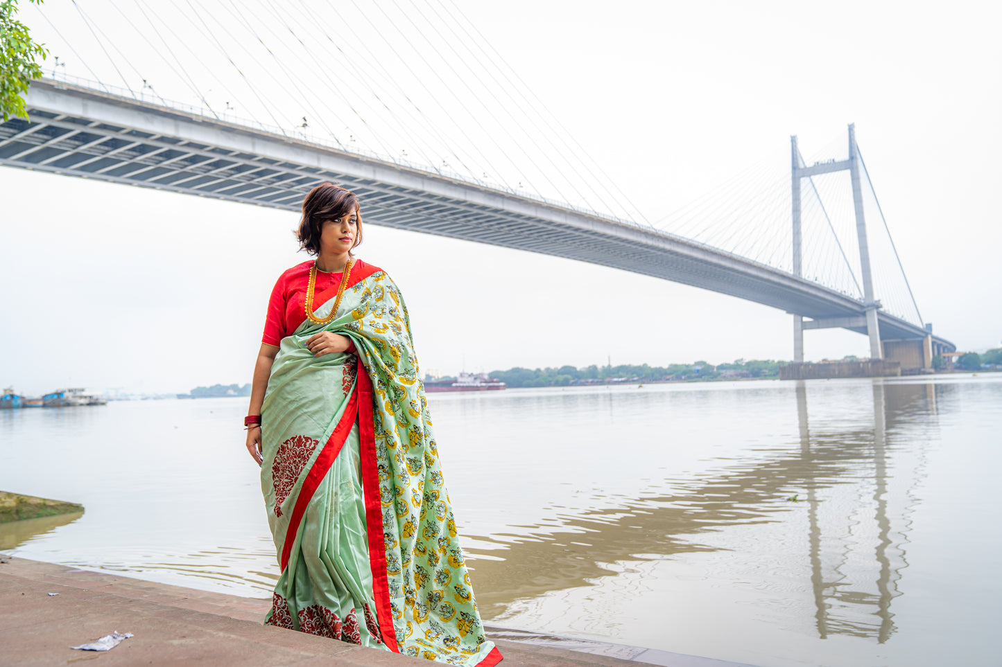 NABADURGA SILK - GREEN