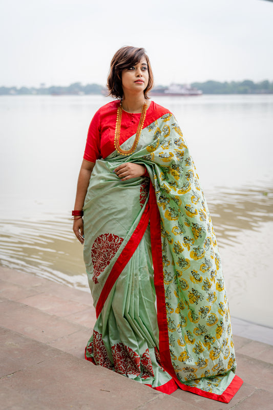 NABADURGA SILK - GREEN