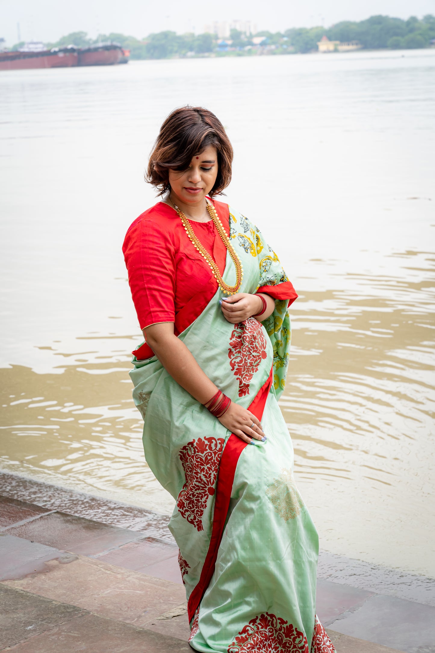 NABADURGA SILK - GREEN