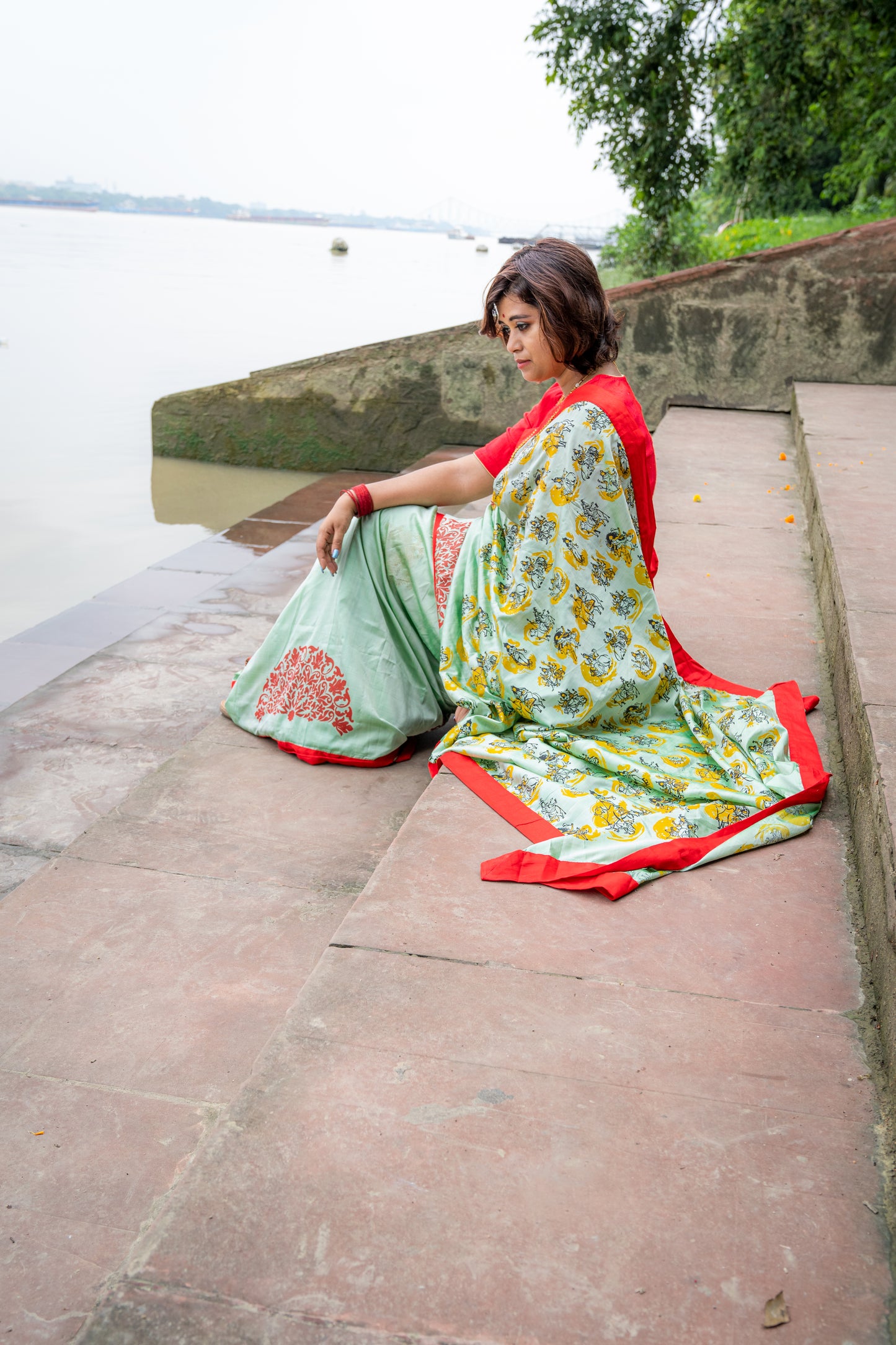 NABADURGA SILK - GREEN