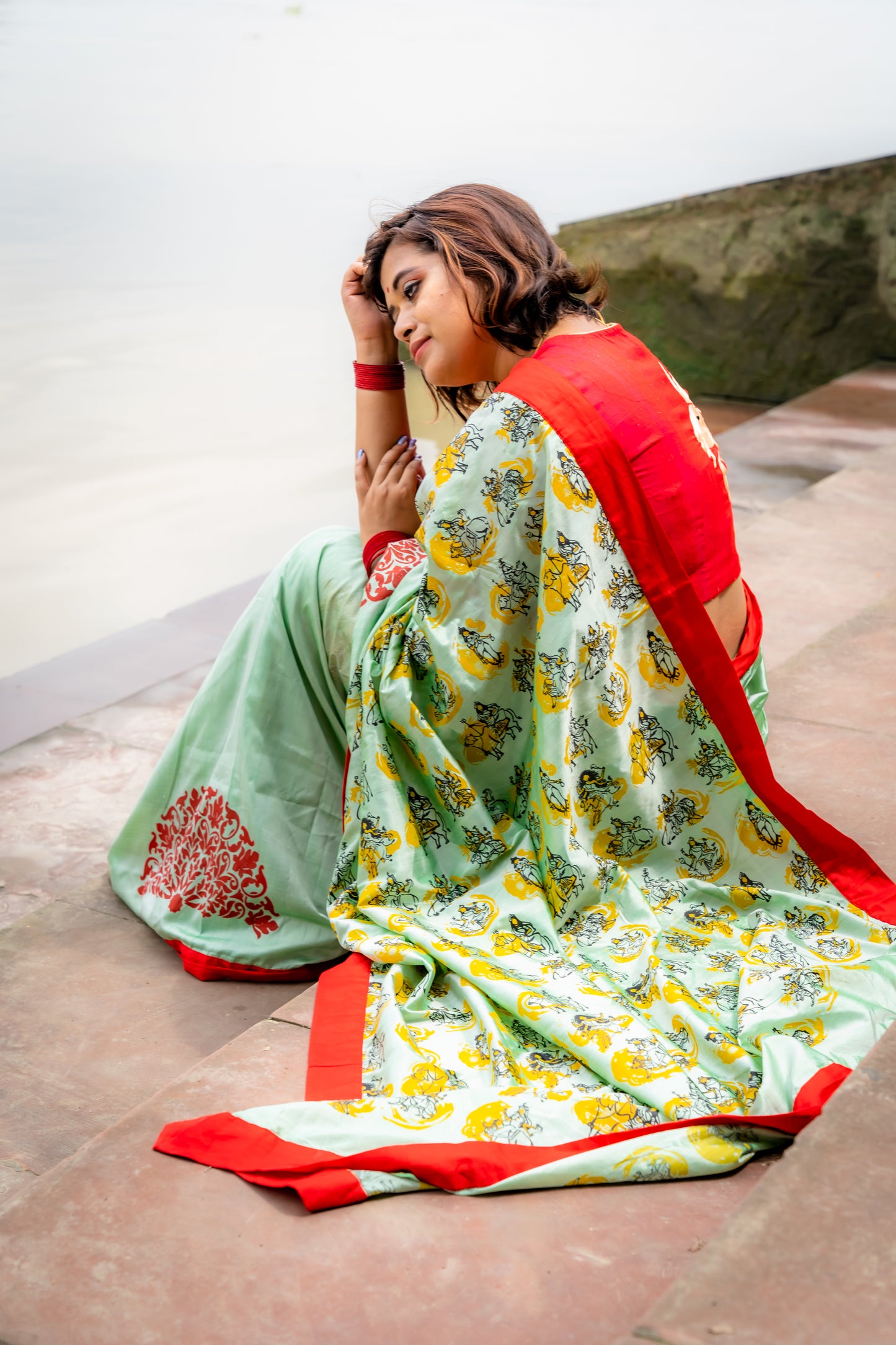 NABADURGA SILK - GREEN