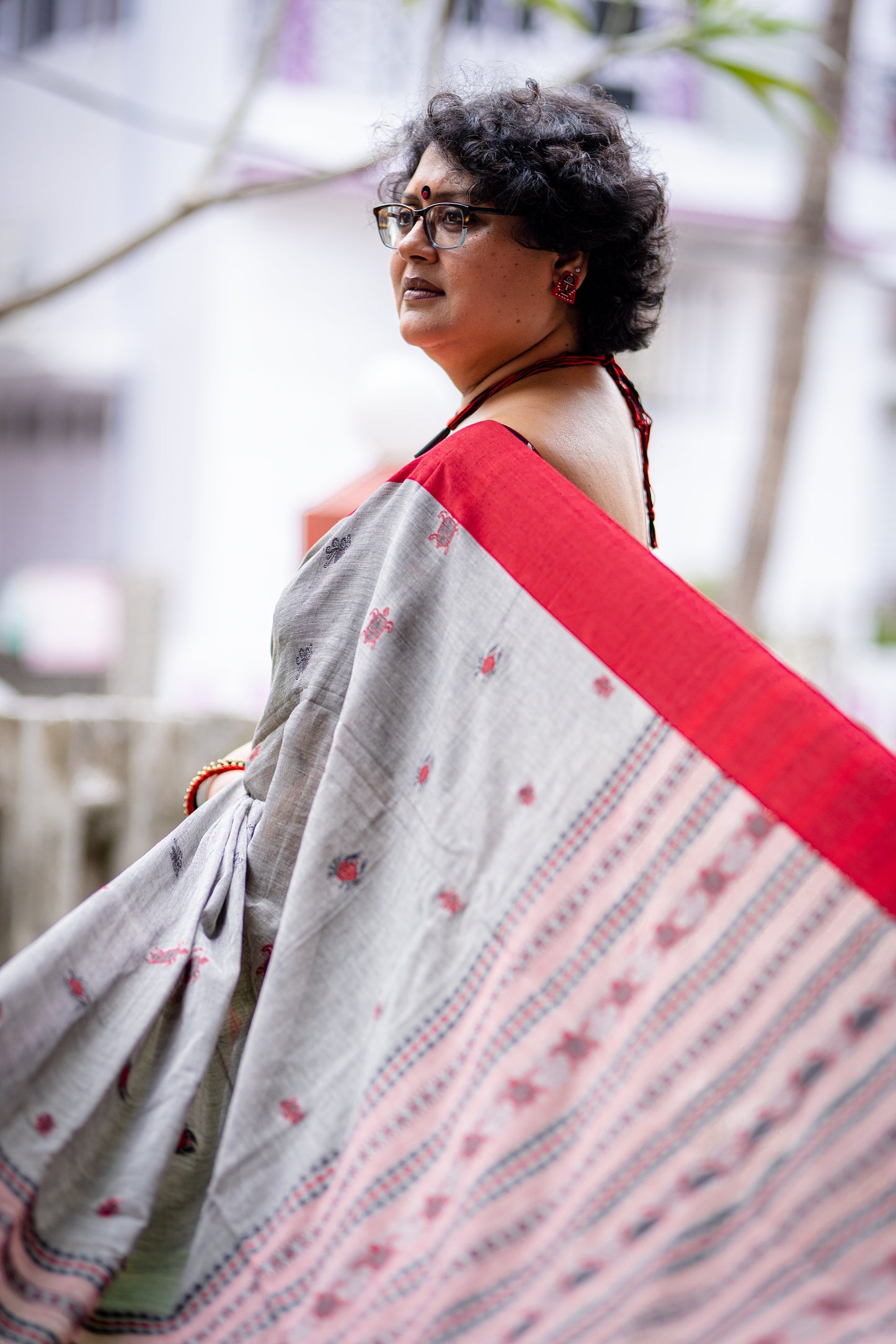 SEA BABIES GREY SAREE