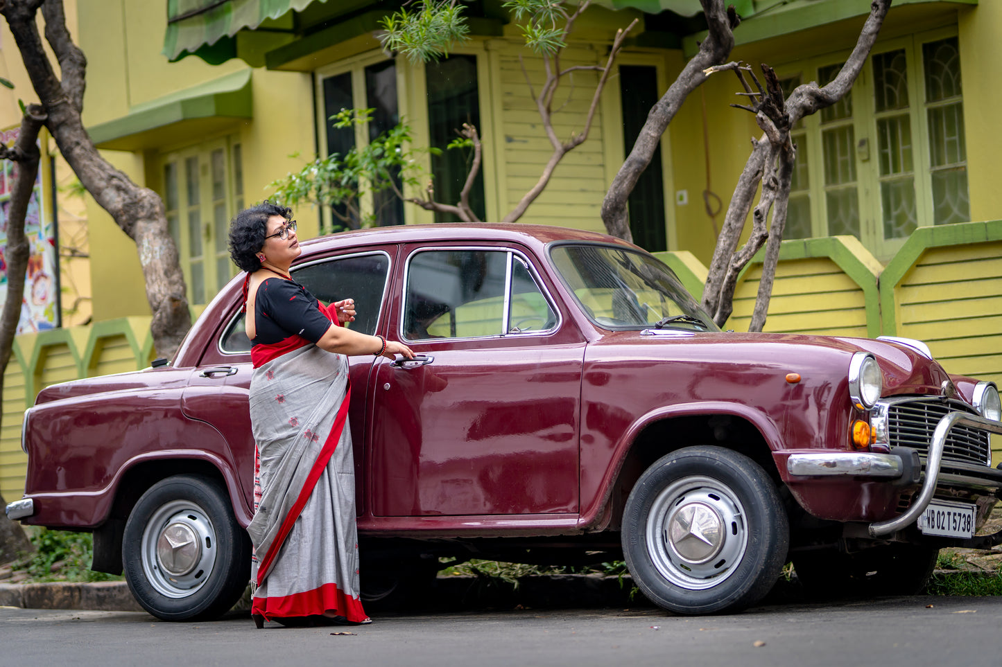 SEA BABIES GREY SAREE