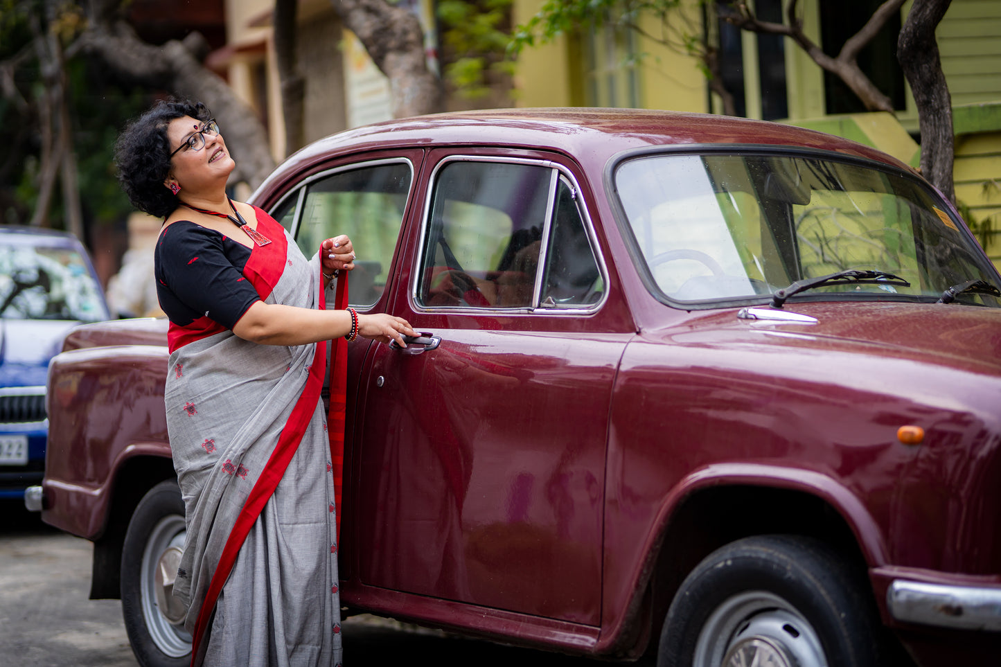 SEA BABIES GREY SAREE