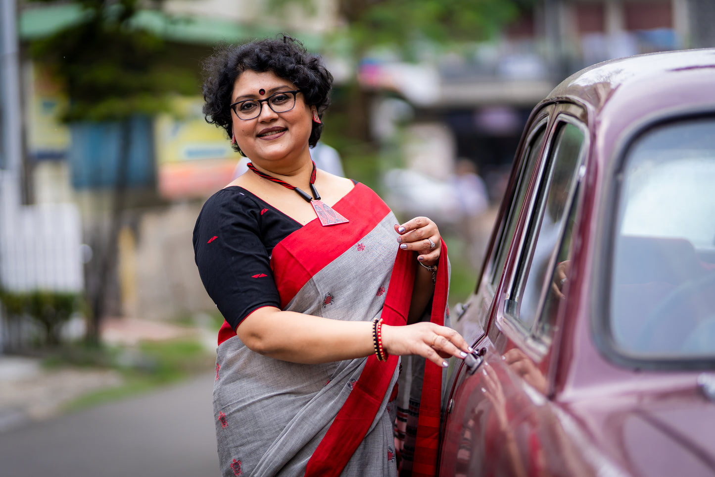 SEA BABIES GREY SAREE