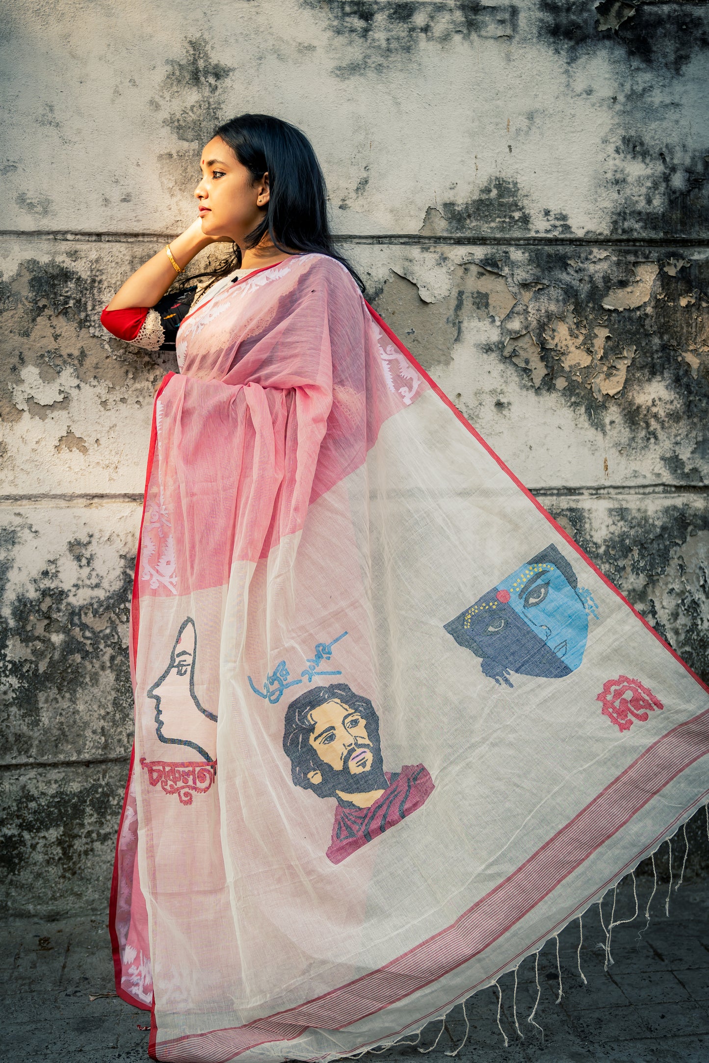 RAY CENTENARY POSTER SAREE