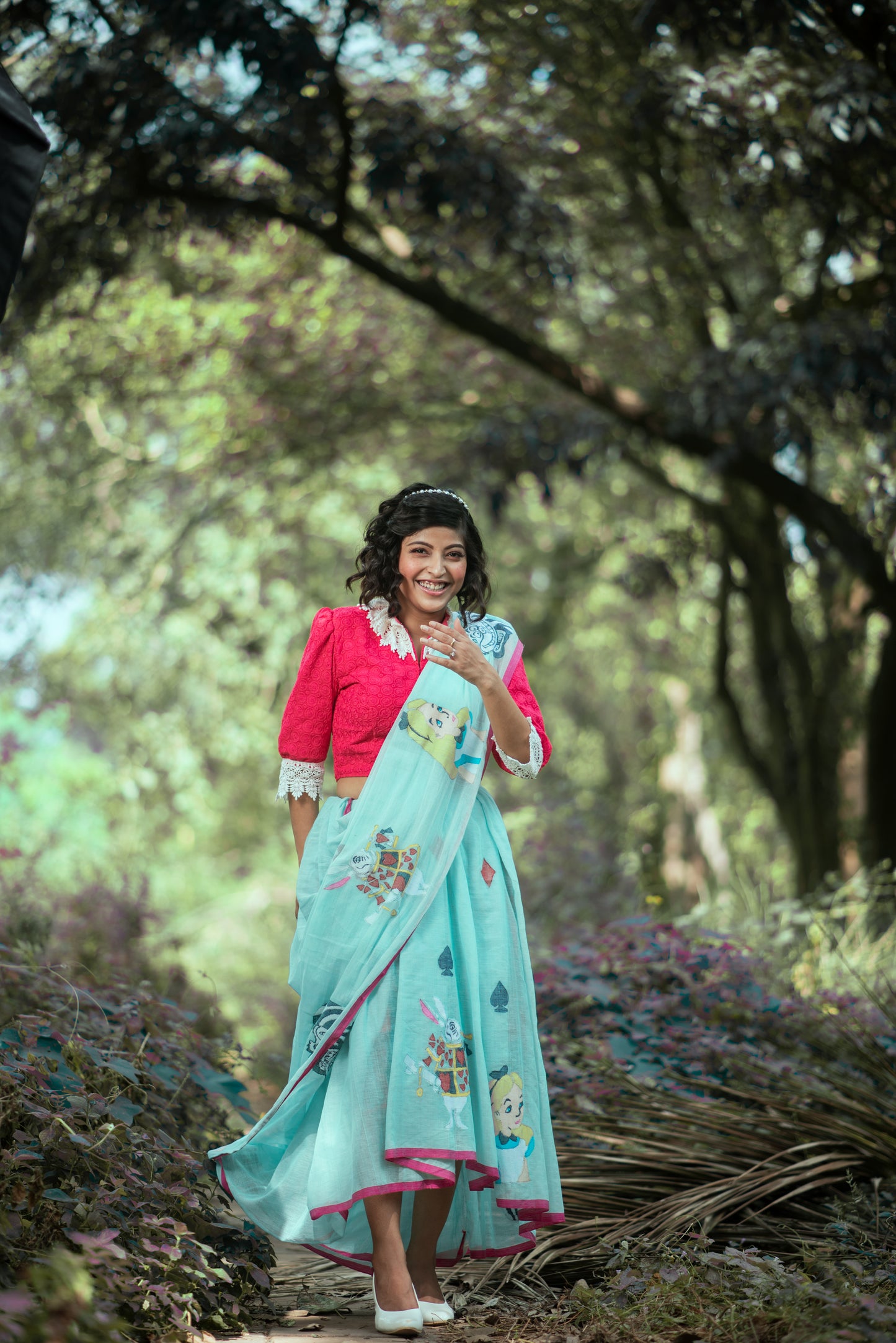 ALICE IN WONDERLAND SAREE